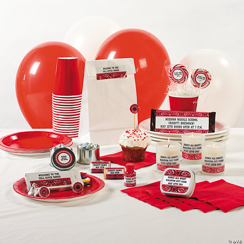 Red Wild West Party Supplies Image