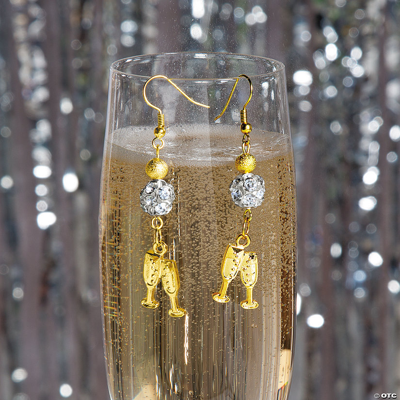 Sparkling New Year's Earrings Image