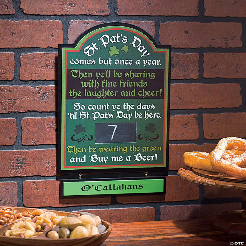 St. Patrick&#39;s Day Countdown Calendar Image