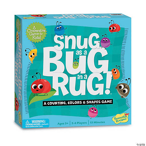 Snug As A Bug In A Rug Peaceable Kingdom Cooperative Board Game