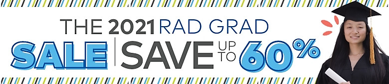 The 2021 rad grad sale. Save up to 60%