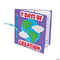 Color Your Own Book About the 7 Days of Creation Craft Kit