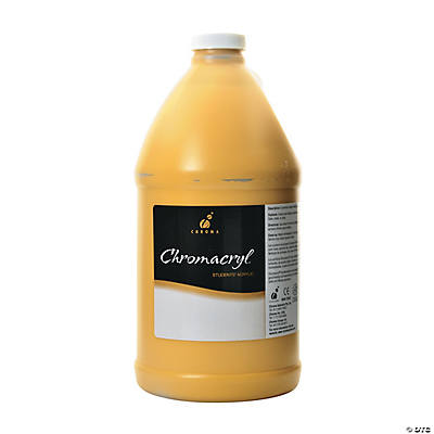 oxide chromacryl acrylic paint yellow students orientaltrading