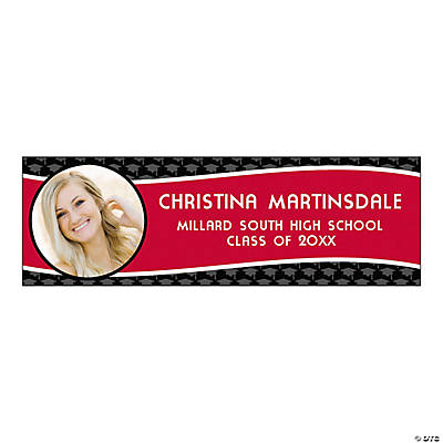 graduation vinyl banner custom orientaltrading