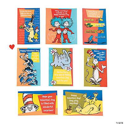 Dr. Seuss™ Valentine Cards - Oriental Trading - Discontinued