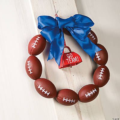 Football Wreath Decor Idea