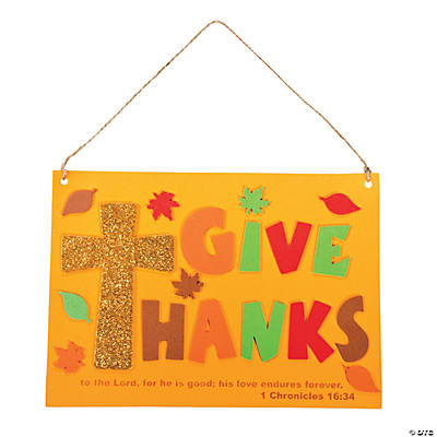 Give Thanks Sign Craft Kit