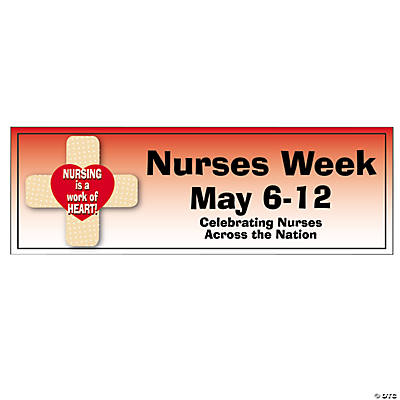 Personalized Large Nurses Week Banner