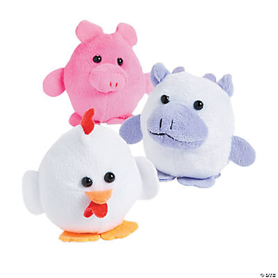 round plush stuffed animals