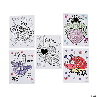 Valentine Dot Marker Sheets Oriental Trading Discontinued
