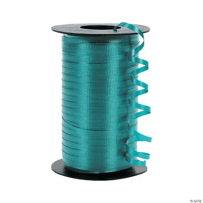 Teal Curling Ribbon