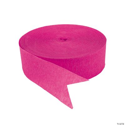 Hot Pink Jumbo Streamers