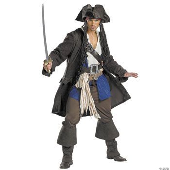 Captain Jack Sparrow™ Pirates of the Caribbean Adult Men’s Costume