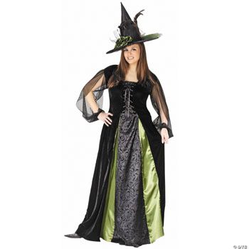 Goth Maiden Witch Adult Women’s Plus-Size Costume
