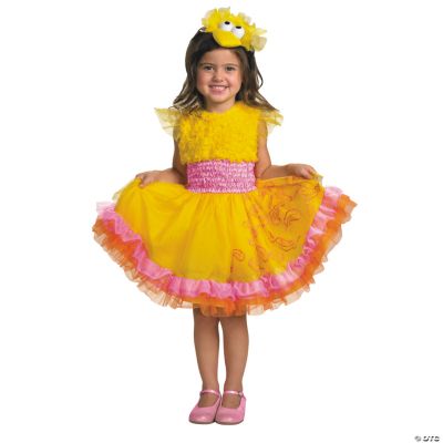 Frilly Big Bird Girl's Costume