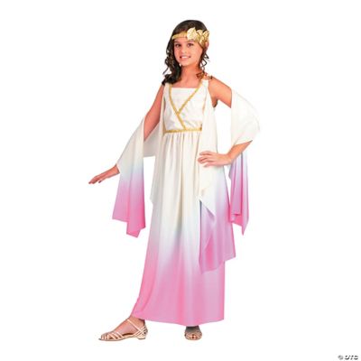 Pink Greek Goddess Girl's Costume