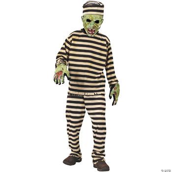 Zombie Convict Child’s Costume