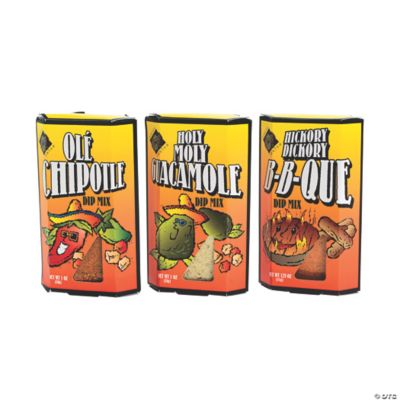 Guacamole, Chipotle & BBQ Dip Mixes
