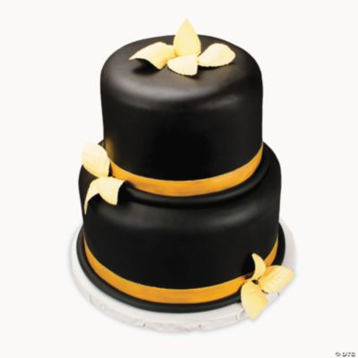 Gold Shimmer Ribbon Edible Image® Cake Decorations Oriental Trading