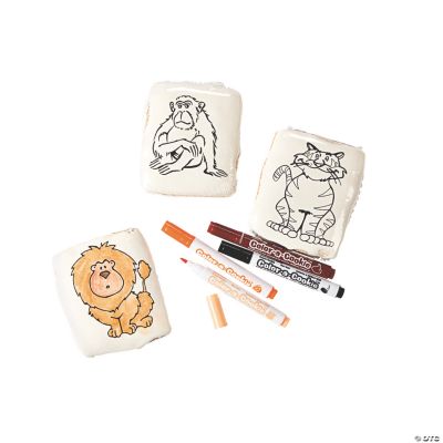 Zoo Animals Color-A-Cookie
