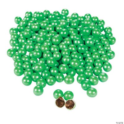 Shimmer Lime Green Chocolate Candies