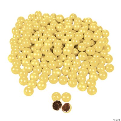 Shimmer Yellow Chocolate Candies