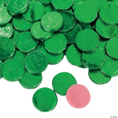 Shamrock Bubble Gum Coins