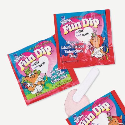 Wonka® Lik-m-aid® Fun Dip™ Valentine Card Kits