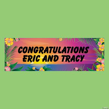 Personalized Sunset Banner - Small
