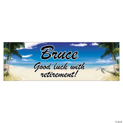 Personalized Beach Banner - Large