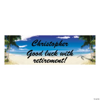 Personalized Beach Banner - Medium
