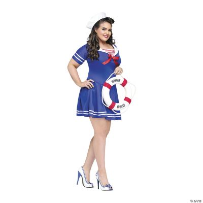 Anchors Away Plus Size Adult Women’s Costume