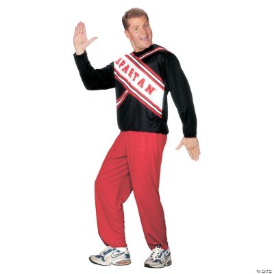 Cheerleader Spartan Guy Adult Men’s Costume