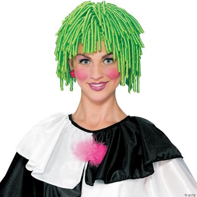 Curly Locks Green Wig