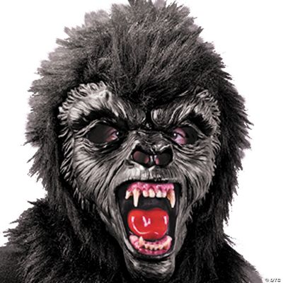 Gorilla Deluxe Mask With Teeth