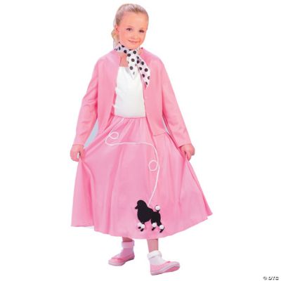 Grease Poodle Skirt & Sweater Girl’s Costume