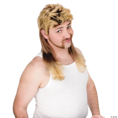 Super Mullet Blonde Wig
