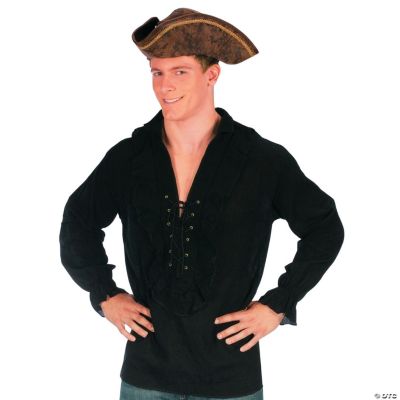 Shirt Fancy Black Adult Men’s Costume