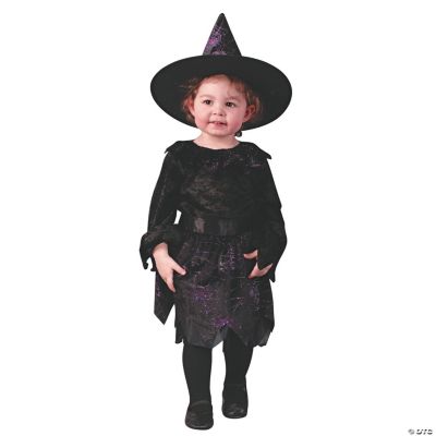 Witch Spiderweb Glitter Toddler Large Costume