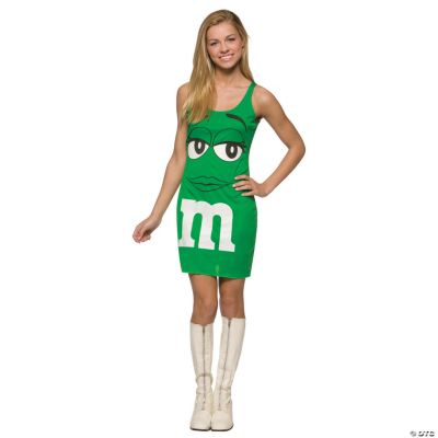 M&M's® Green Tank Dress Adult Women’s Costume