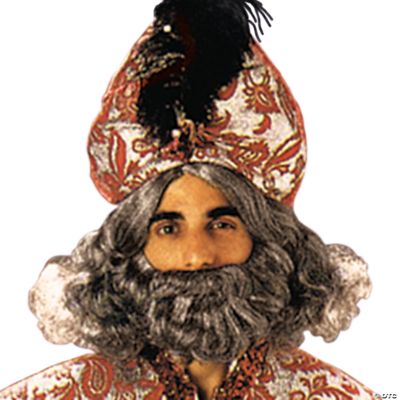 Biblical Beard & Wig Grey