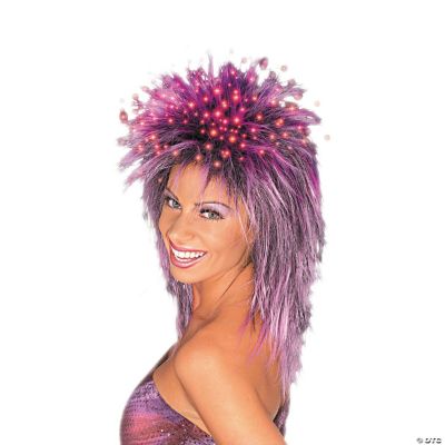 Fiber Optic Wig Purple