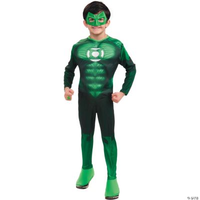 Green Lantern™ Hal Jordan Deluxe Muscle Boy’s Costume