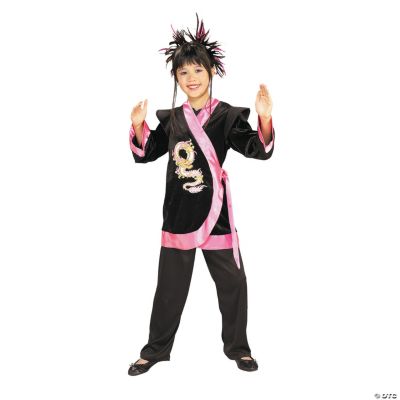 Pink Dragon Ninja Girl’s Costume