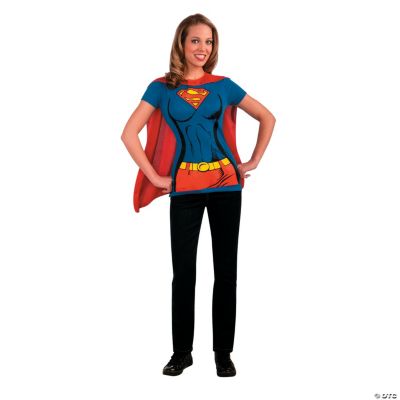 Supergirl™ Shirt Adult Women’s Costume