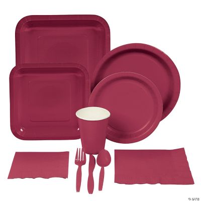 Burgundy Tableware
