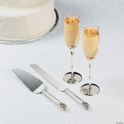 Floating Crystals Wedding Set