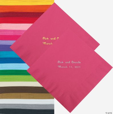 Personalized Luncheon Napkins