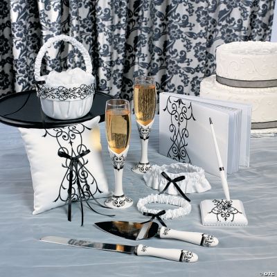 Black and White Wedding Set