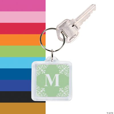 Monogrammed Key Chains